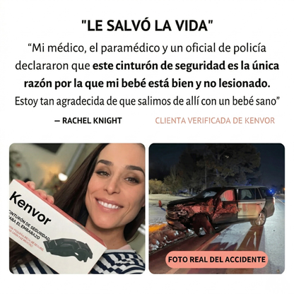 Cinturón de seguridad para embarazadas