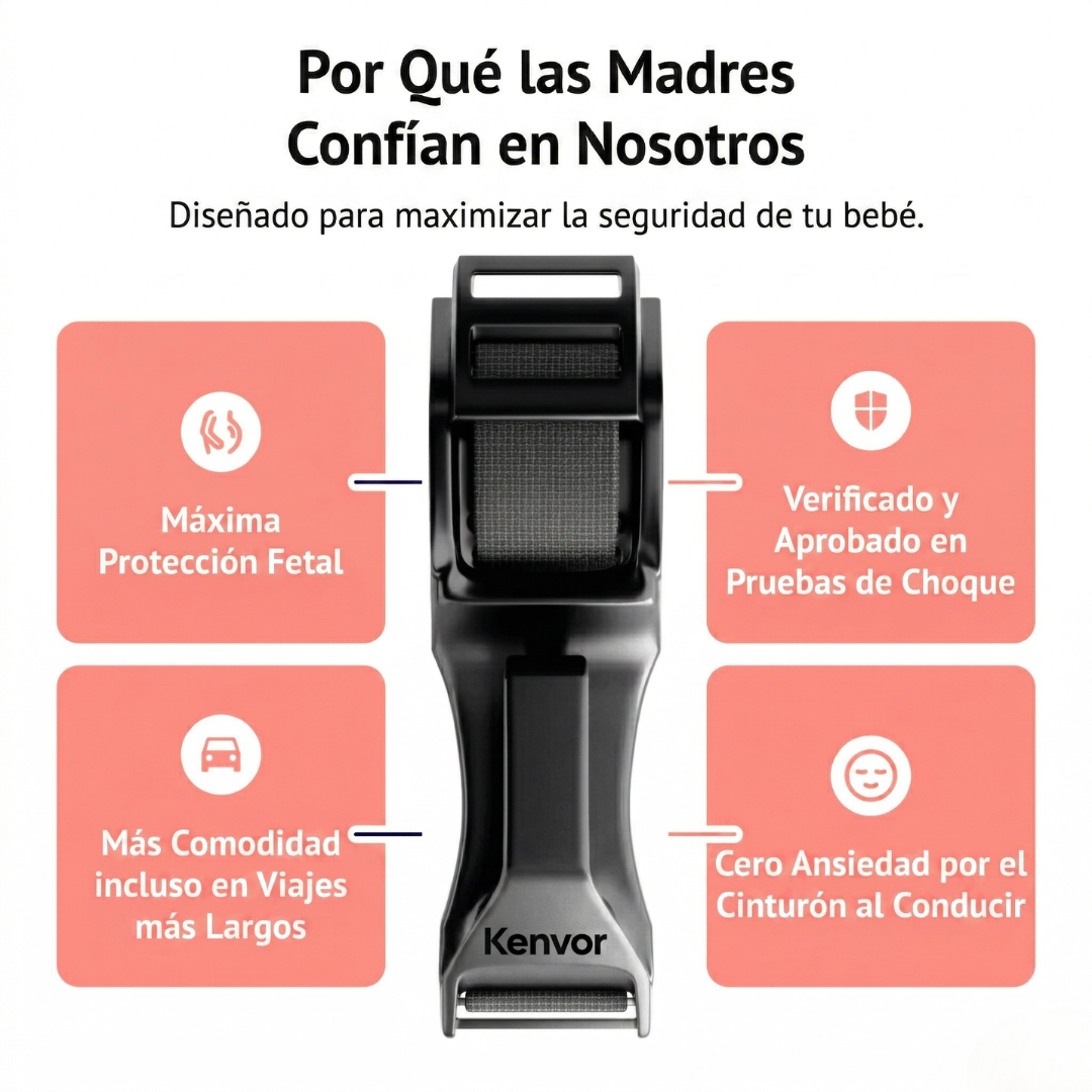 Cinturón de seguridad para embarazadas