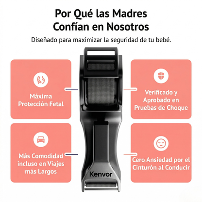 Cinturón de seguridad para embarazadas