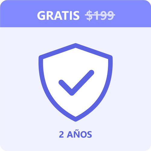 Garantía de 2 años