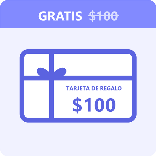 Tarjeta de regalo $100 gratis